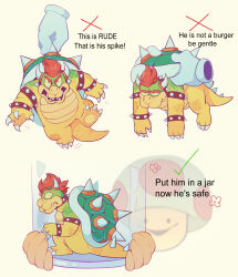 bowser from super mario bros.