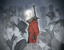dante (devil may cry) from devil may cry (anime)
