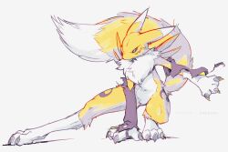 renamon from digimon by ancesra