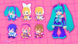 hatsune miku from vocaloid