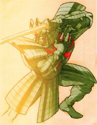 silver samurai from capcom by bengus