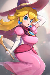 princess peach from super mario bros. by gonzarez