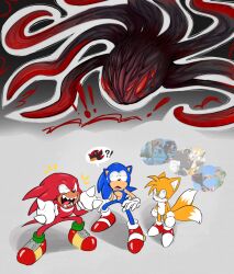 knuckles the echidna from sonic (series) by shanzehpoo