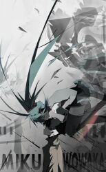 hatsune miku from vocaloid