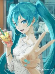 hatsune miku from vocaloid