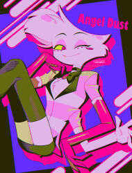 angel dust from hazbin hotel by menma (enaic31)
