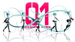 hatsune miku from vocaloid