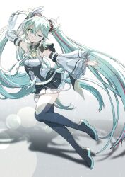 hatsune miku from vocaloid by agonasubi