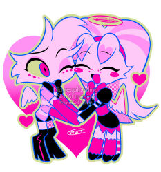 angel dust from hazbin hotel by menma (enaic31)