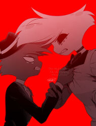 angel dust from hazbin hotel by menma (enaic31)