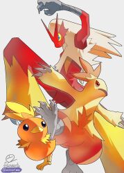 blaziken from pokemon by zeroartwo