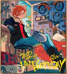 nakahara chuuya (bungou stray dogs) from bungou stray dogs