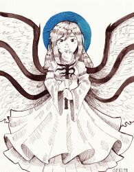 sariel (touhou) from inktober
