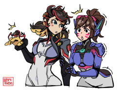 d.va (overwatch) from marvel