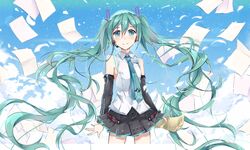 hatsune miku from vocaloid by sevens (treefeather)