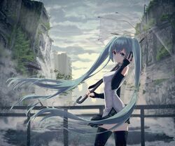 hatsune miku from vocaloid