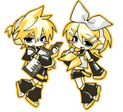 kagamine len from vocaloid by hynn0x x