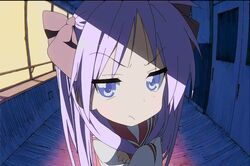 hiiragi kagami from lucky star