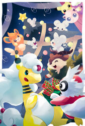 ampharos from christmas by toneko