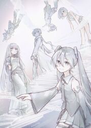 hatsune miku from vocaloid by mi no take