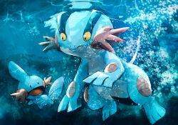 mudkip from pokemon by toneko
