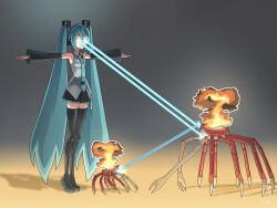 hatsune miku from vocaloid by digiral