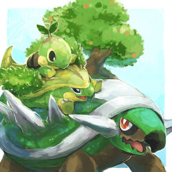 grotle from pokemon by toneko