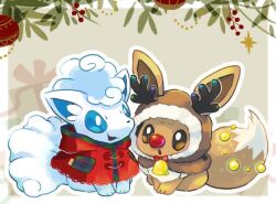 alolan vulpix from christmas by toneko
