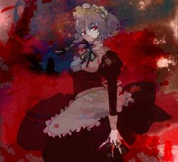 izayoi sakuya from touhou by chiizu sakiika