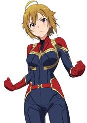 captain marvel from avengers by taku1122
