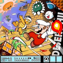 angry sun from super mario bros.