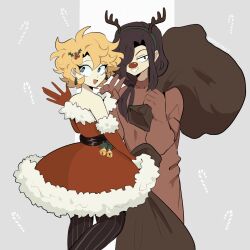 rudolph the red nosed reindeer from christmas by sky guy art