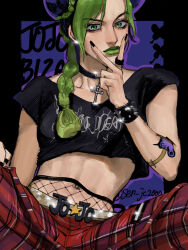 kujo jolyne from jojo no kimyou na bouken
