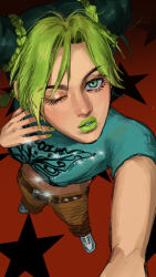 kujo jolyne from jojo no kimyou na bouken