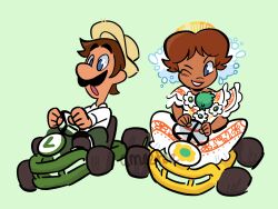 luigi from mario kart