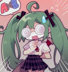 hatsune miku from confessions of a rotten girl (vocaloid)