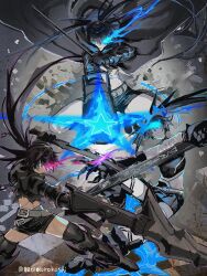 black rock shooter (character) from black rock shooter