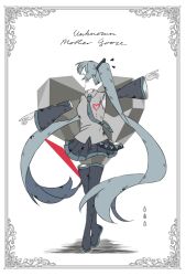 hatsune miku from vocaloid