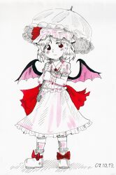 remilia scarlet from inktober