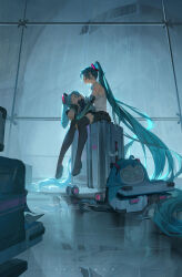 hatsune miku from vocaloid