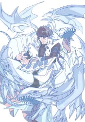 blue-eyes white dragon from yu-gi-oh!