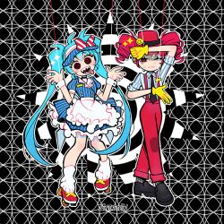 hatsune miku from mesmerizer (vocaloid)