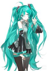 hatsune miku from vocaloid