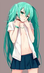 hatsune miku from vocaloid by zen o