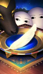 medjed (fate) from fate/grand order by ichihashi makoto