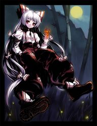 fujiwara no mokou from touhou by cl-55