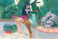 rabbit and steel fan art