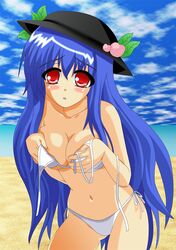 hinanawi tenshi from touhou by asu