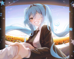 hatsune miku from monitoring (vocaloid)