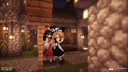 hakurei reimu from minecraft
